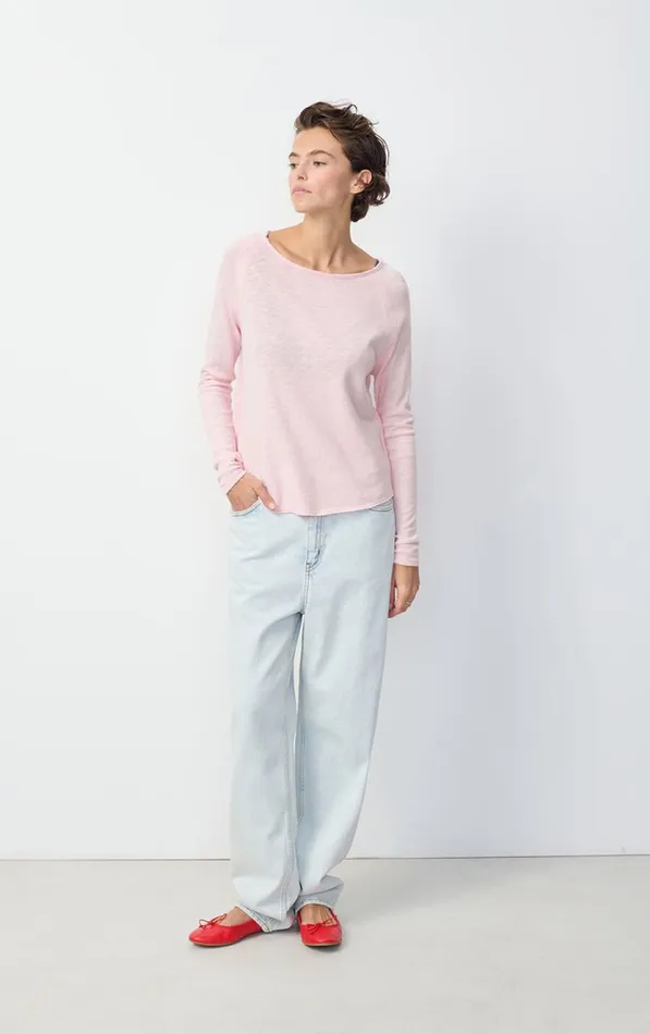 TShirt Sonoma Vintage Marshmallow Women American Vintage Long Sleeve TShirts