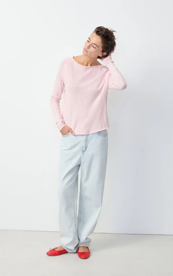 TShirt Sonoma Vintage Marshmallow Women American Vintage Long Sleeve TShirts