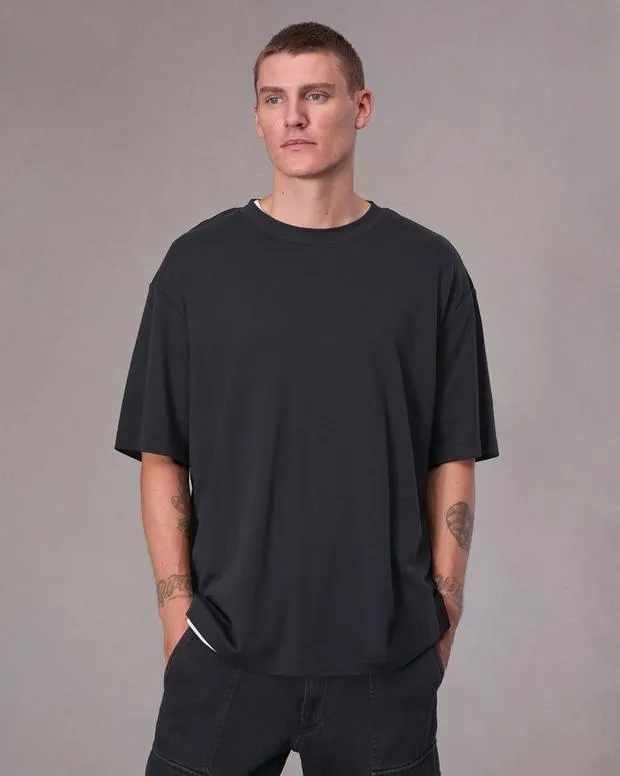 TShirts and Henleys Men Rag and Bone Cliff Jersey Tee Black