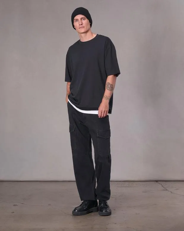 TShirts and Henleys Men Rag and Bone Cliff Jersey Tee Black