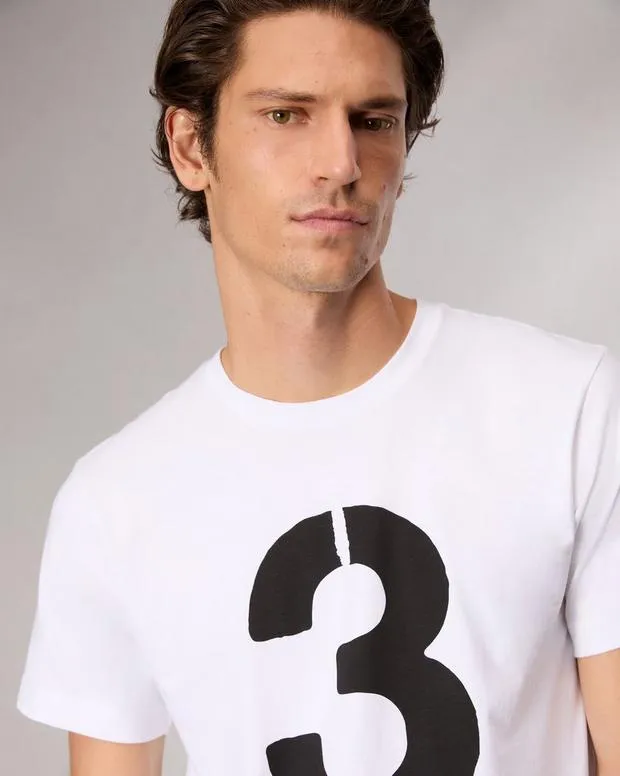 TShirts and Henleys Men Rag and Bone Rb Number 3 TShirt Washed White