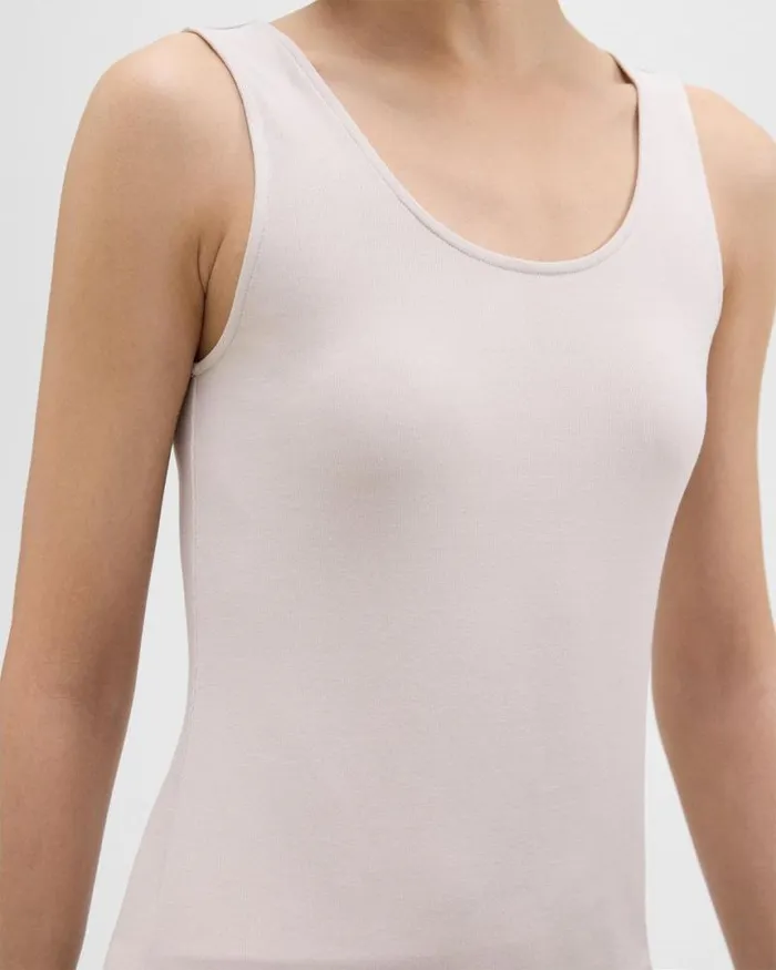 TShirts Tank Tops Women Theory Scoop Neck Tank Top In Rib Knit Viscose Sand TShirts Tank Tops Women Theory Scoop Neck Tank Top In Rib Knit Viscose Sand