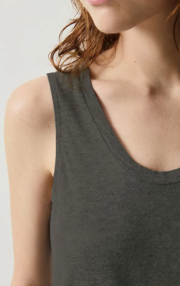 Tank Top Jacksonville Melange Charcoal Women American Vintage Tops and Tanktops Tank Top Jacksonville Melange Charcoal Women American Vintage Tops and Tanktops