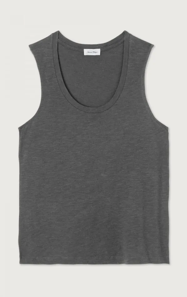 Tank Top Jacksonville Melange Charcoal Women American Vintage Tops and Tanktops Tank Top Jacksonville Melange Charcoal Women American Vintage Tops and Tanktops