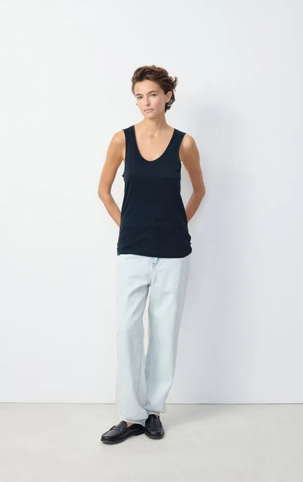 Tank Top Jacksonville Navy Women American Vintage Tops and Tanktops Tank Top Jacksonville Navy Women American Vintage Tops and Tanktops