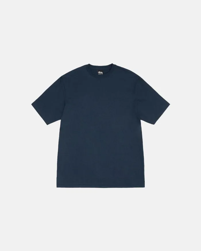 Tees MenWomen Stussy BUANA STOCK TEE Navy