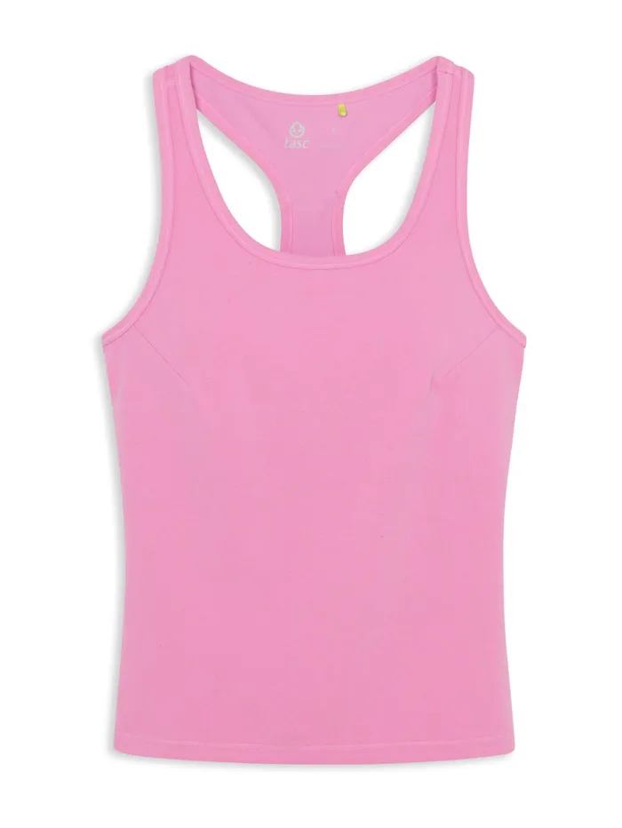 Tennis Pickleball Women Tasc Performance Sculptive Racer Back Tank With Builtin Bra