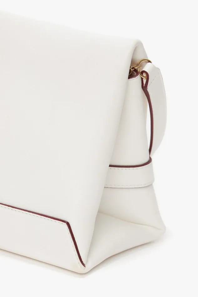 The Chain Pouch Women Victoria Beckham Mini Chain Pouch In White Leather