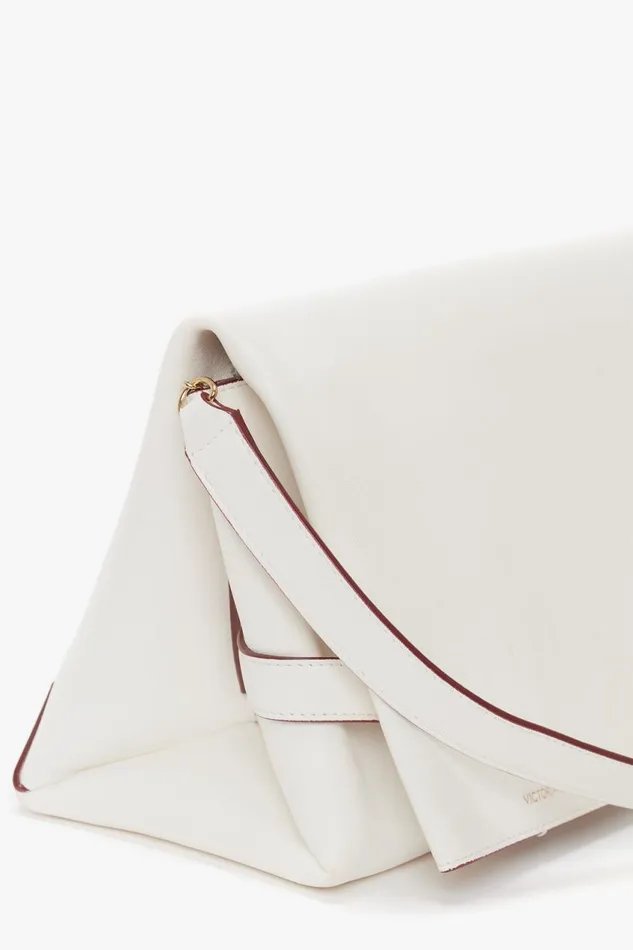 The Chain Pouch Women Victoria Beckham Mini Chain Pouch In White Leather