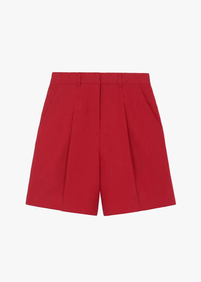 The Frankie Shop Bottoms Angie Shorts 8211 Red 8211 Women