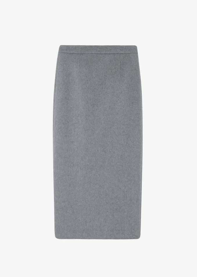 The Frankie Shop Bottoms Arley Midi Skirt 8211 Light Grey 8211 Women