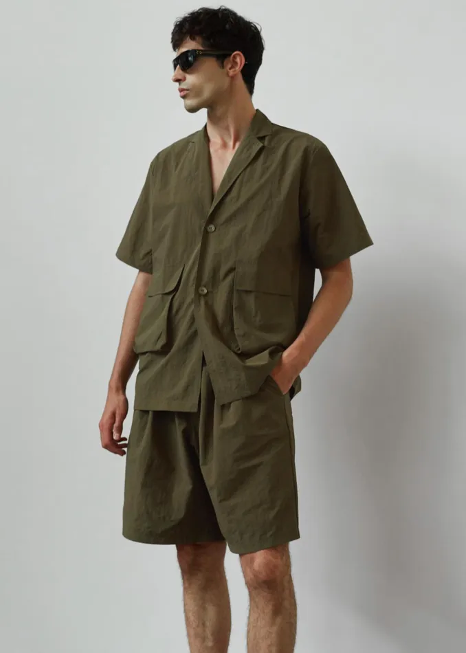 The Frankie Shop Bottoms Axel Shorts 8211 Khaki 8211 Men