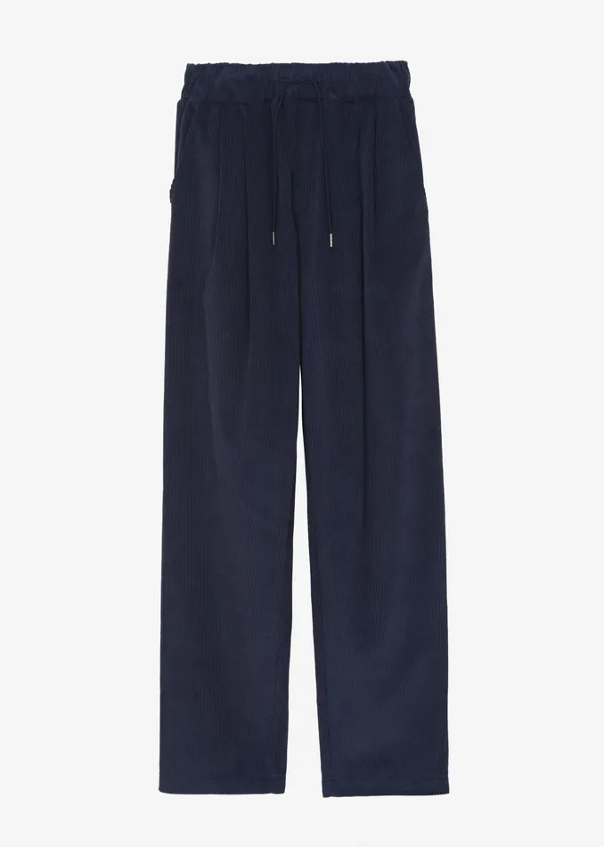 The Frankie Shop Bottoms Camden Corduroy Pants 8211 Navy 8211 Men