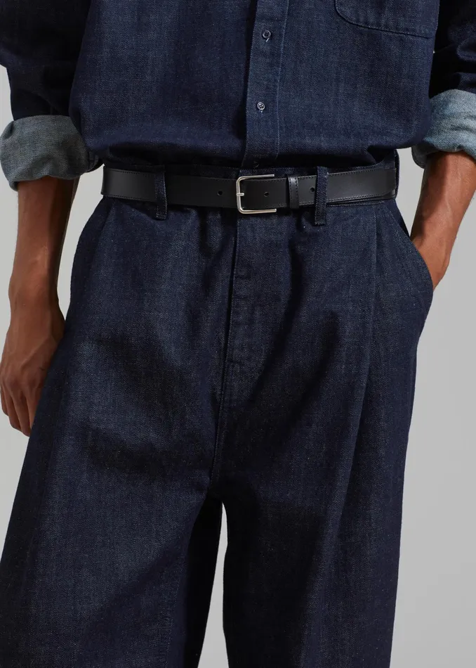 The Frankie Shop Bottoms Drew Denim Pants 8211 Raw Wash 8211 Men