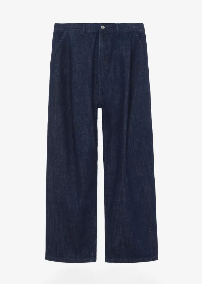 The Frankie Shop Bottoms Drew Denim Pants 8211 Raw Wash 8211 Men