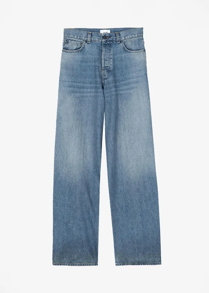The Frankie Shop Bottoms Haikure Bethany Jeans 8211 Oil Blue 8211 Women
