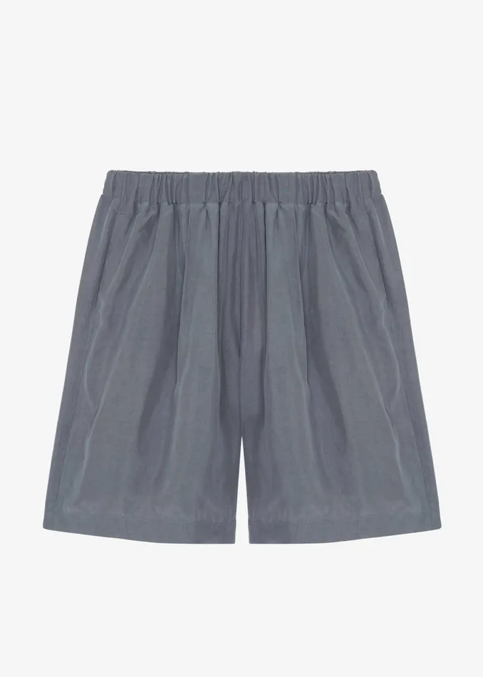 The Frankie Shop Bottoms Leland Silky Boxer Shorts 8211 Charcoal 8211 Men