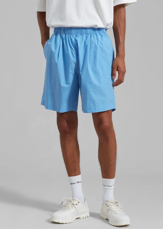 The Frankie Shop Bottoms Matthias Boxer Bermuda Shorts 8211 Blue 8211 Men