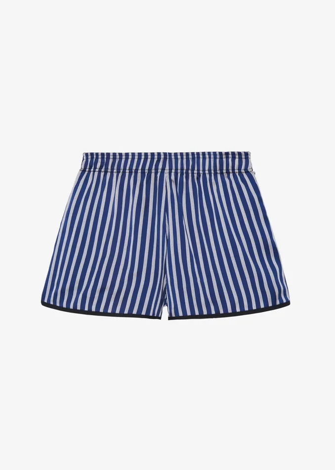 The Frankie Shop Bottoms Oradea Striped Shorts 8211 BluePink 8211 Women