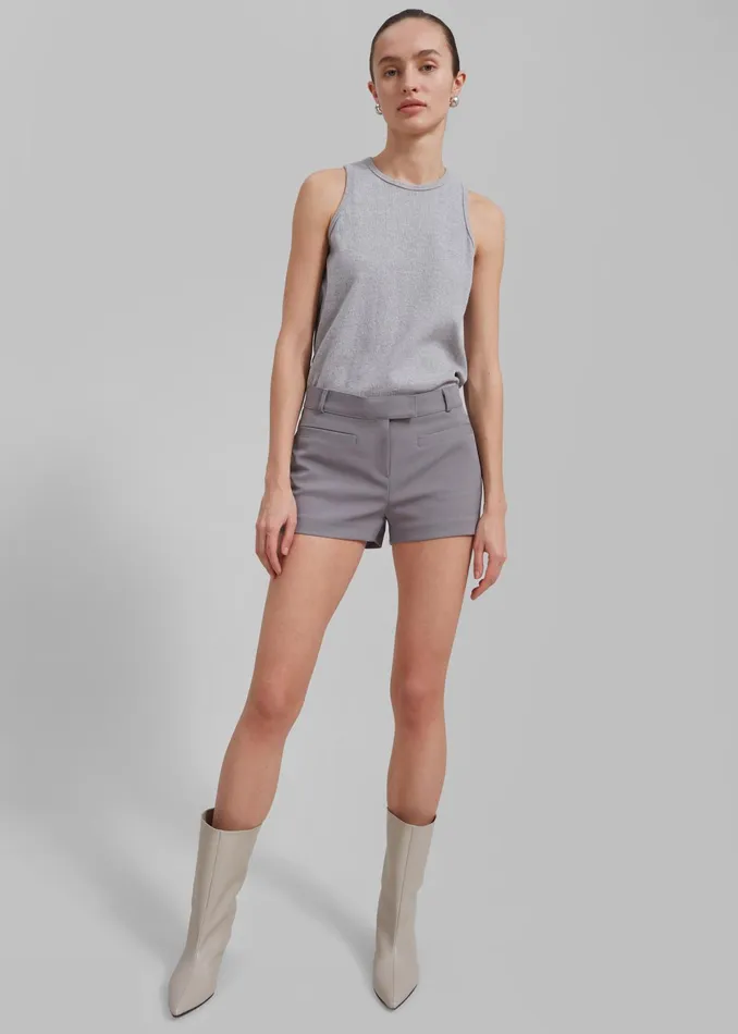 The Frankie Shop Bottoms Pia Hot Pants 8211 Grey 8211 Women