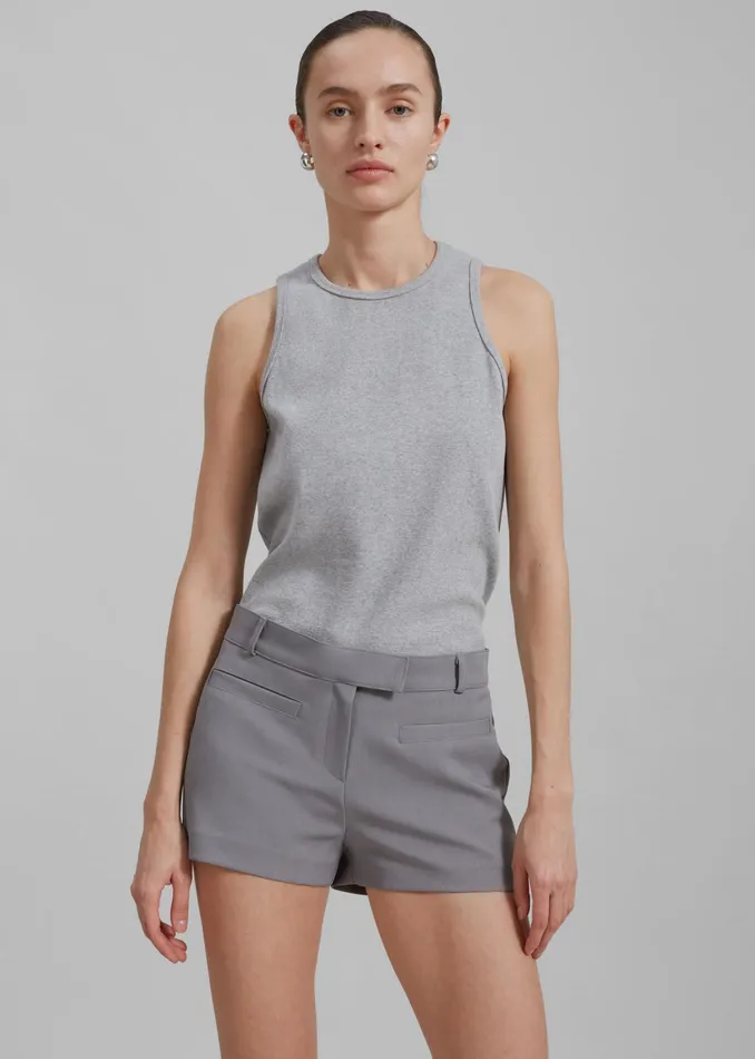 The Frankie Shop Bottoms Pia Hot Pants 8211 Grey 8211 Women