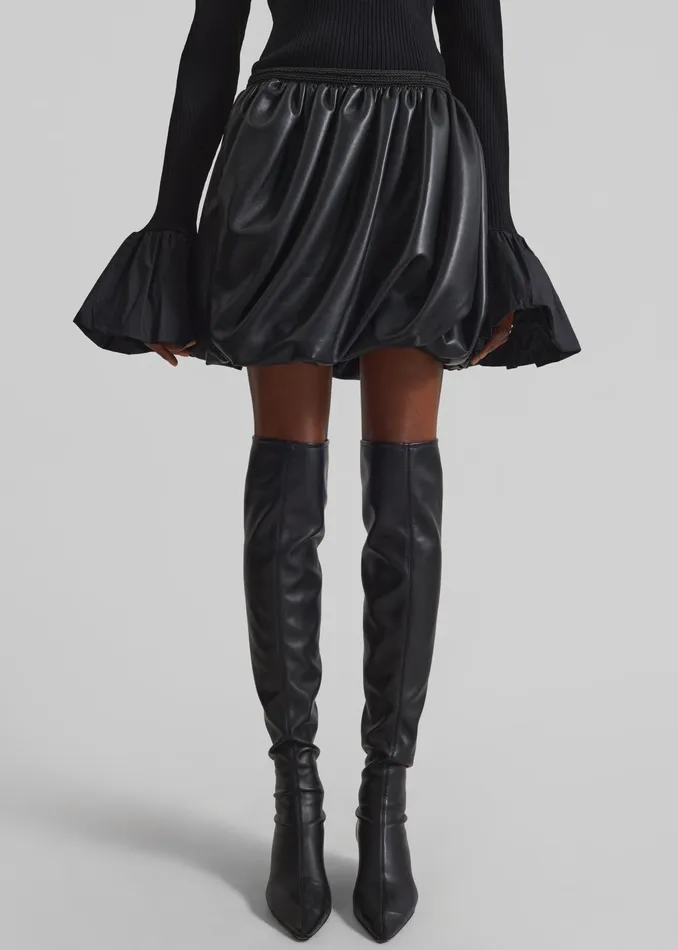 The Frankie Shop Bottoms Rotate Balloon Skirt 8211 Black 8211 Women