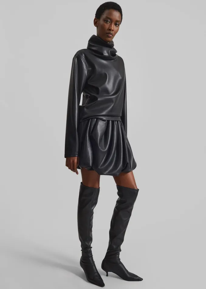The Frankie Shop Bottoms Rotate Balloon Skirt 8211 Black 8211 Women