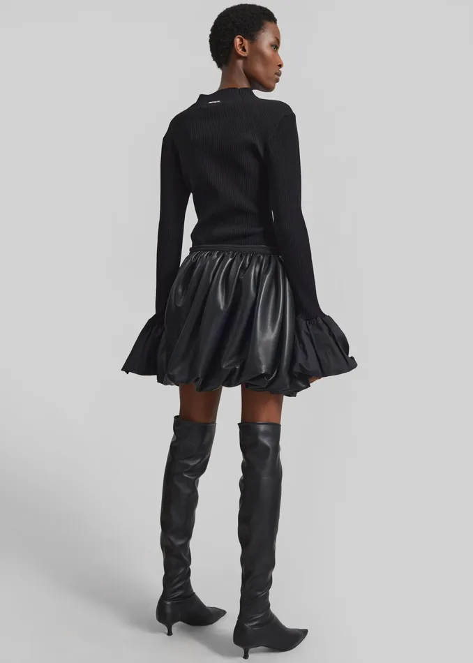 The Frankie Shop Bottoms Rotate Balloon Skirt 8211 Black 8211 Women