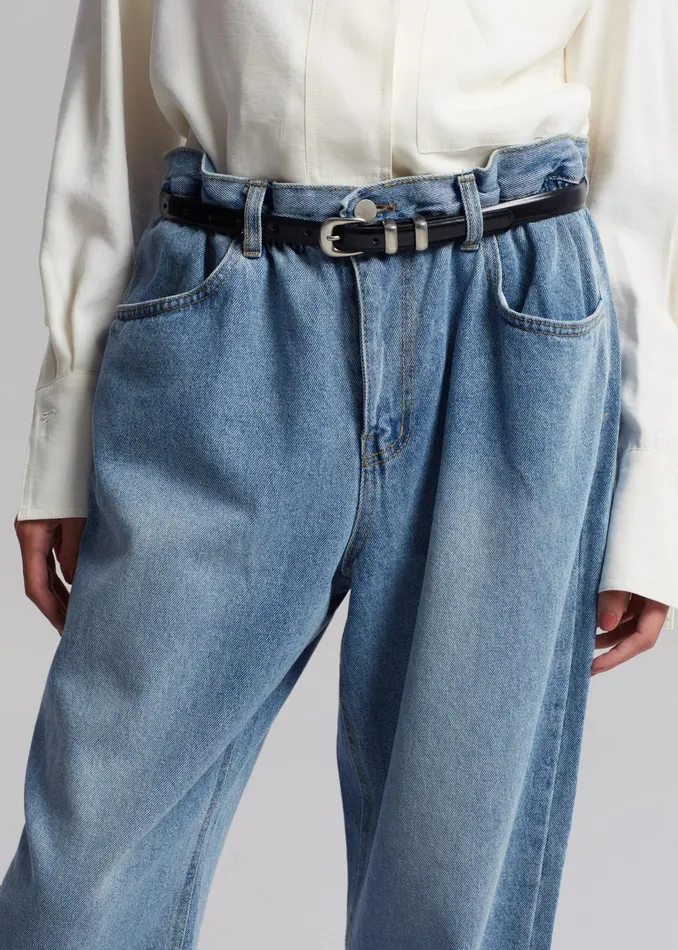 The Frankie Shop Bottoms Talte Jeans 8211 Worn Wash 8211 Women