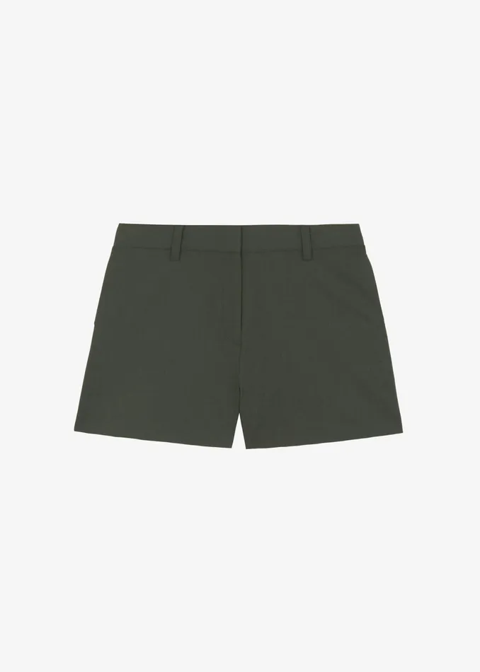 The Frankie Shop Bottoms Xandra Mini Shorts 8211 Khaki 8211 Women