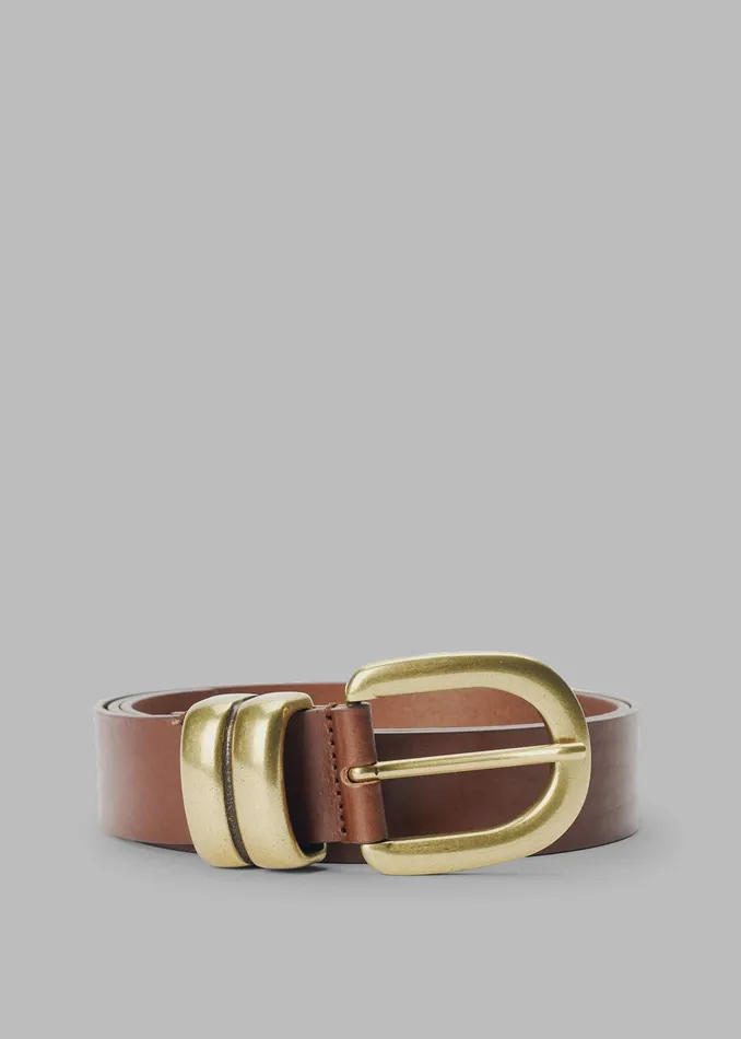 The Frankie Shop By Malene Birger Zoira Belt 8211 Dark Brown 8211 Women