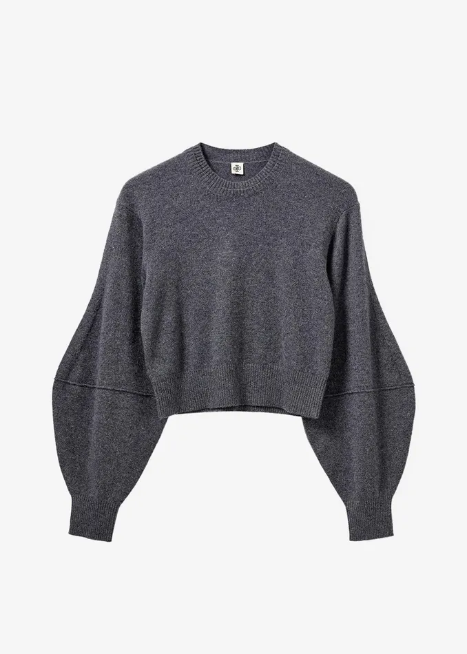 The Frankie Shop Knitwear The Garment Piemonte Sweater 8211 Grey Melange 8211 Women