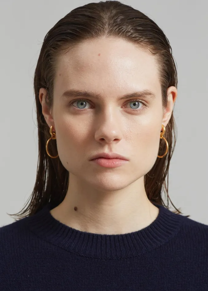 The Frankie Shop Otiumberg Laguna Hoops 8211 Gold 8211 Women