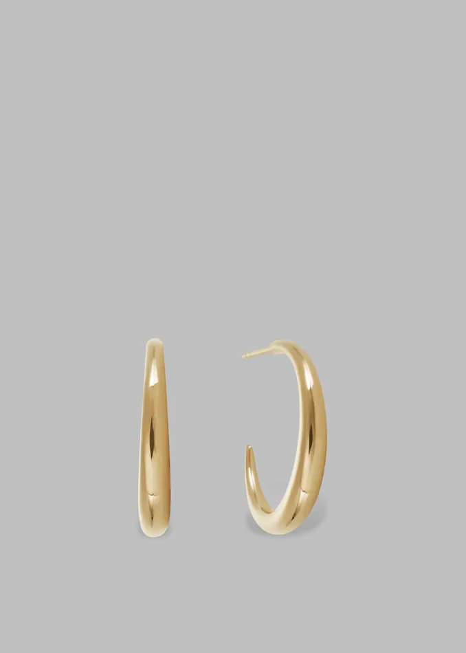 The Frankie Shop Otiumberg Large Graduated Hoops 8211 Gold 8211 Women