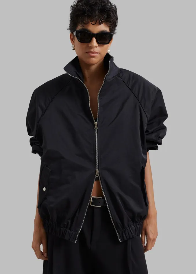 The Frankie Shop Outerwear Carlisle Light Jacket 8211 Black 8211 Women
