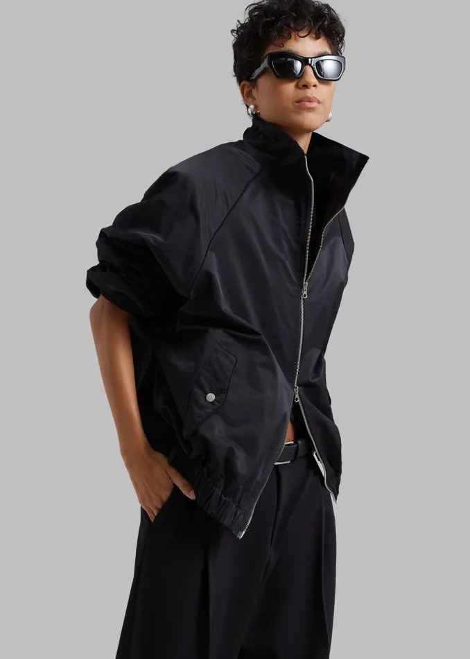 The Frankie Shop Outerwear Carlisle Light Jacket 8211 Black 8211 Women