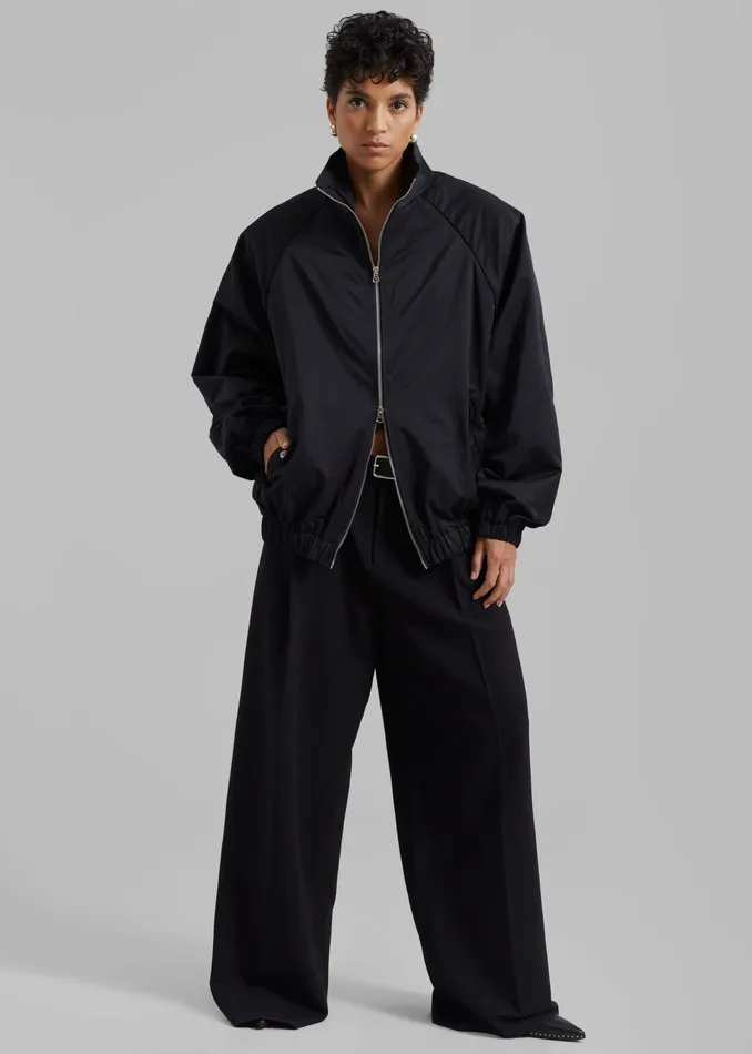 The Frankie Shop Outerwear Carlisle Light Jacket 8211 Black 8211 Women