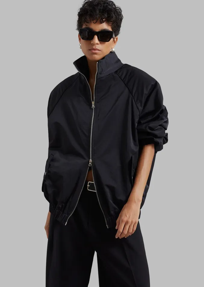 The Frankie Shop Outerwear Carlisle Light Jacket 8211 Black 8211 Women
