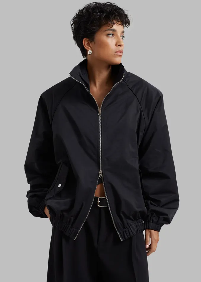 The Frankie Shop Outerwear Carlisle Light Jacket 8211 Black 8211 Women