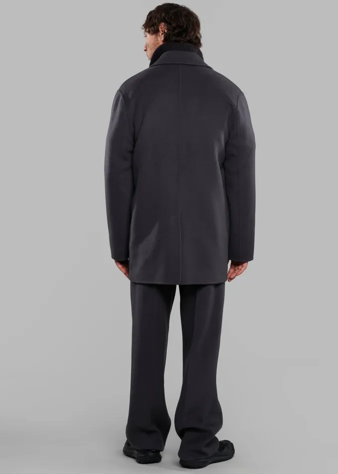The Frankie Shop Outerwear Harry Wool Blazer 8211 Dark Grey 8211 Men