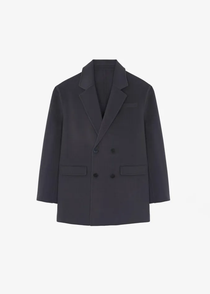 The Frankie Shop Outerwear Harry Wool Blazer 8211 Dark Grey 8211 Men