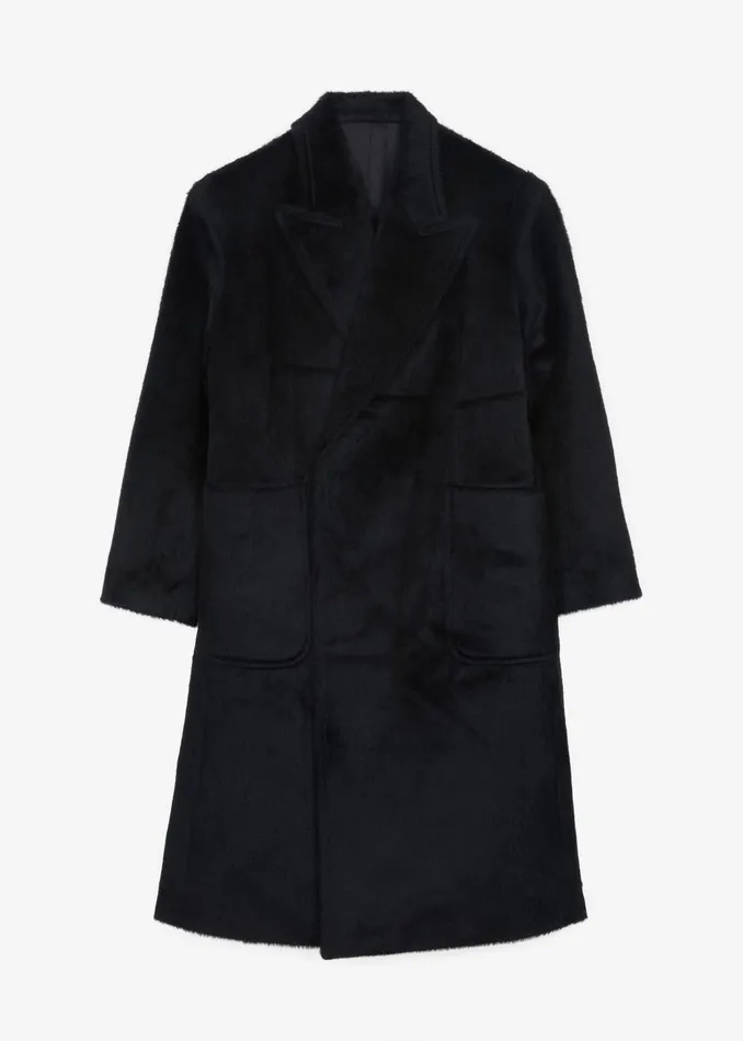 The Frankie Shop Outerwear Jaylene Oversized Wool Coat 8211 Black 8211 Women