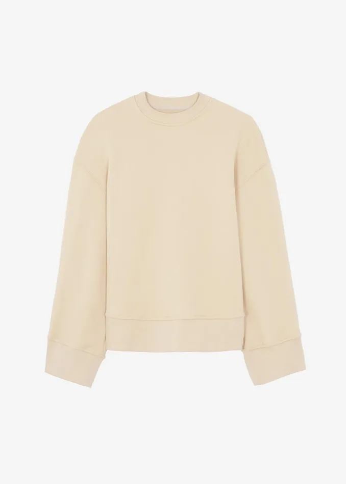 The Frankie Shop Tops Clea Sweatshirt 8211 Beige 8211 Women