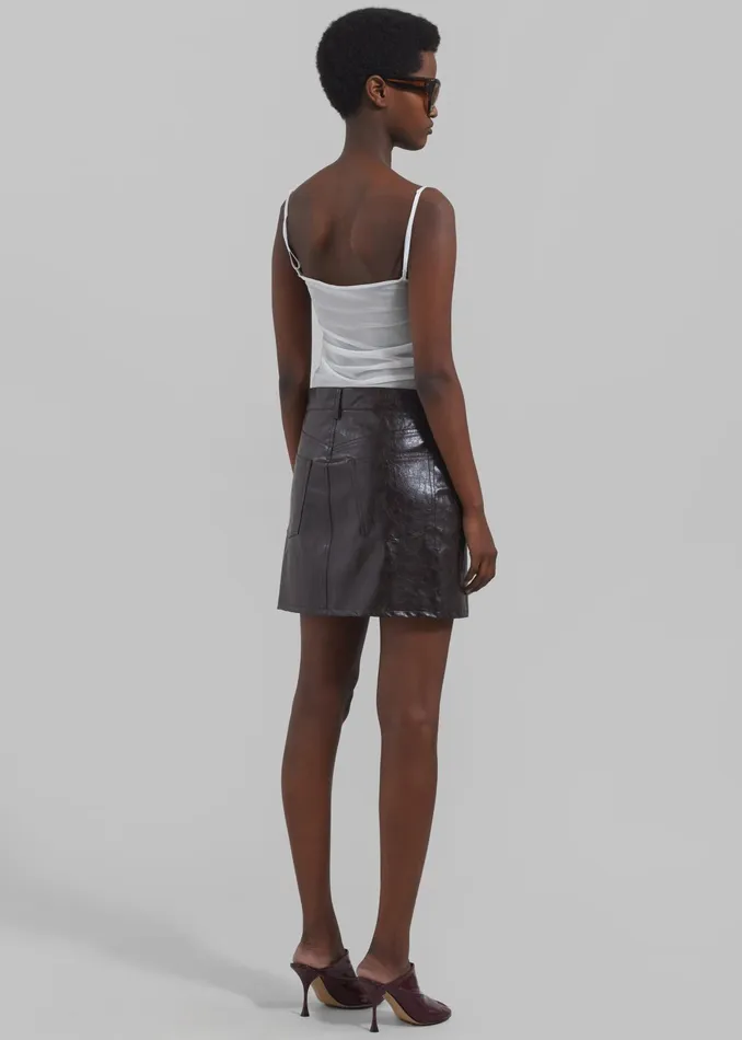 The Frankie Shop Tops Kyla Sheer Tank Top 8211 White 8211 Women