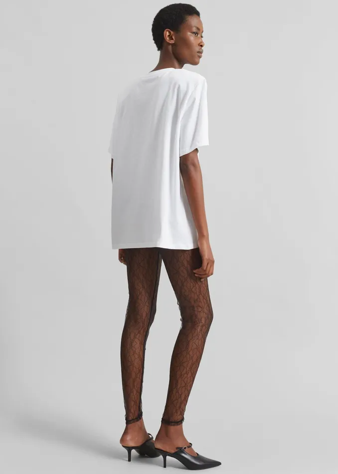 The Frankie Shop Tops Rotate Oversized TShirt 8211 Bright White 8211 Women