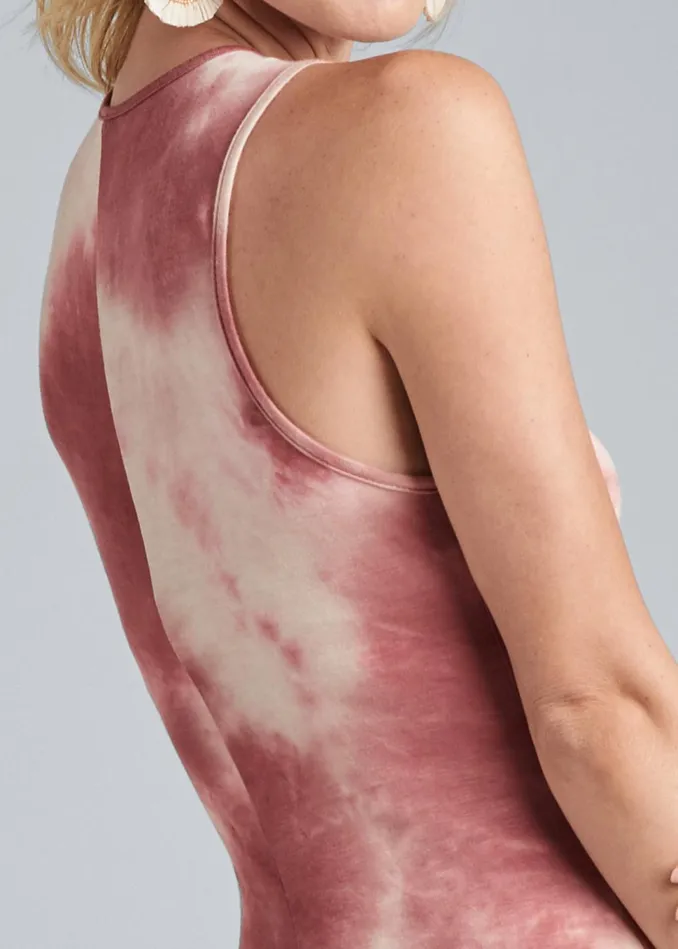 TIEDYE MAXI DRESS Blush Multi Women VENUS Casual Dresses