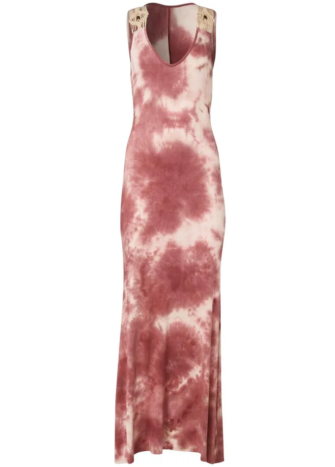 TIEDYE MAXI DRESS Blush Multi Women VENUS Casual Dresses