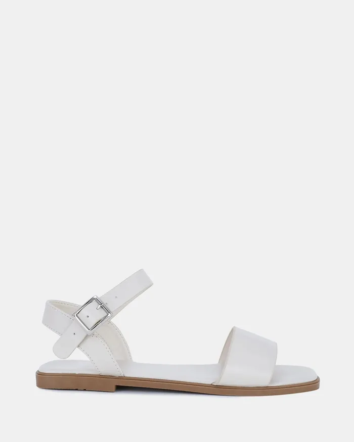 TIPPY CREAM Flat Sandals Flat Sandals NOVO Shoes Women