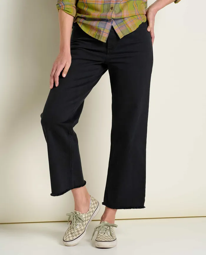 ToadandCo Balsam Seeded Cutoff Pant Washed Black Women8217s Pants