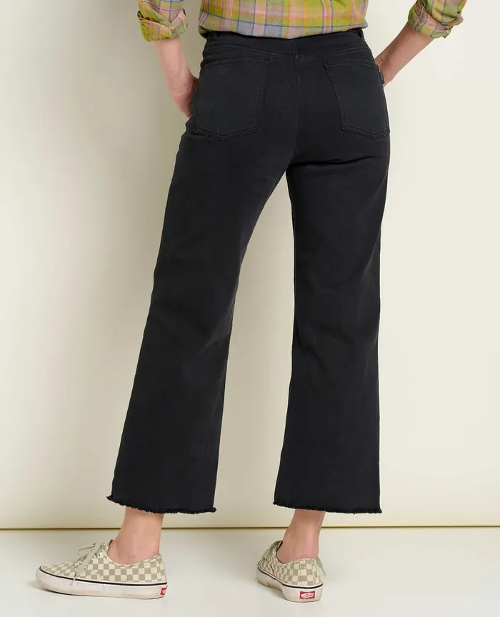 ToadandCo Balsam Seeded Cutoff Pant Washed Black Women8217s Pants